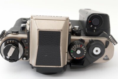 Nikon F3/T HP Titan Silver SLR Film Camera + MD-4 [Exc+]