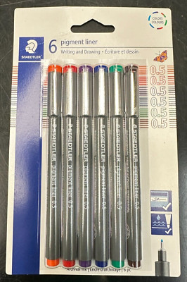 STAEDTLER 6 PIGMENT LINER (30805SBK6)
