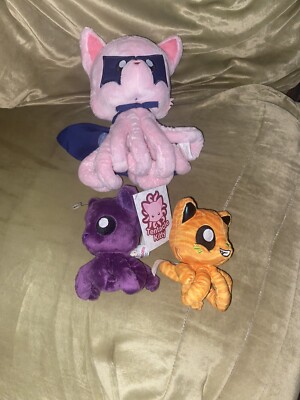 Tentacle Kitty Kitties Bundle Ramen Orange ECCC Exclusive Amethyst Comicpalooza