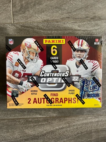 2022 Panini Contenders Optic Football Hobby Box FOTL 1st Off The Line New Sealed