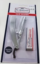 Scalpmaster Stainless Steel Hair Shaper  with 5 Blades.
