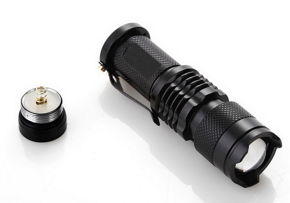 3W Zoom Red Light LED Flashlight Astronomy Night Vision AA Battery Red Torch