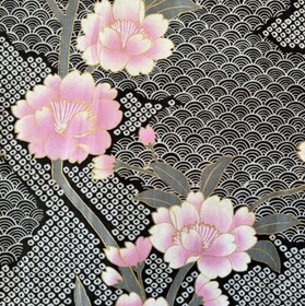 Japanese Yukata Kimono Robe Sash Belt Women 58" Cotton Sakura Made in Japan