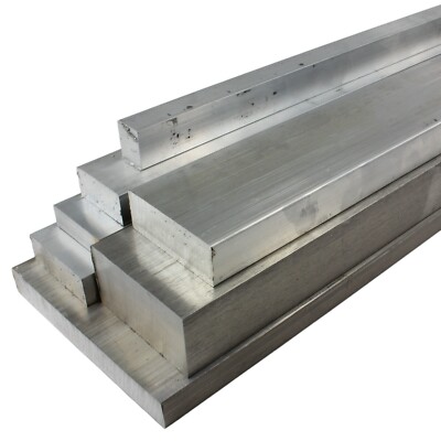 Aluminium plat strip 40 x 8 mm6060 T6 AlMgSi brute - Van Delft Staal