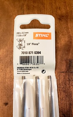 STIHL Saw Chain Files 3 pack 1/8