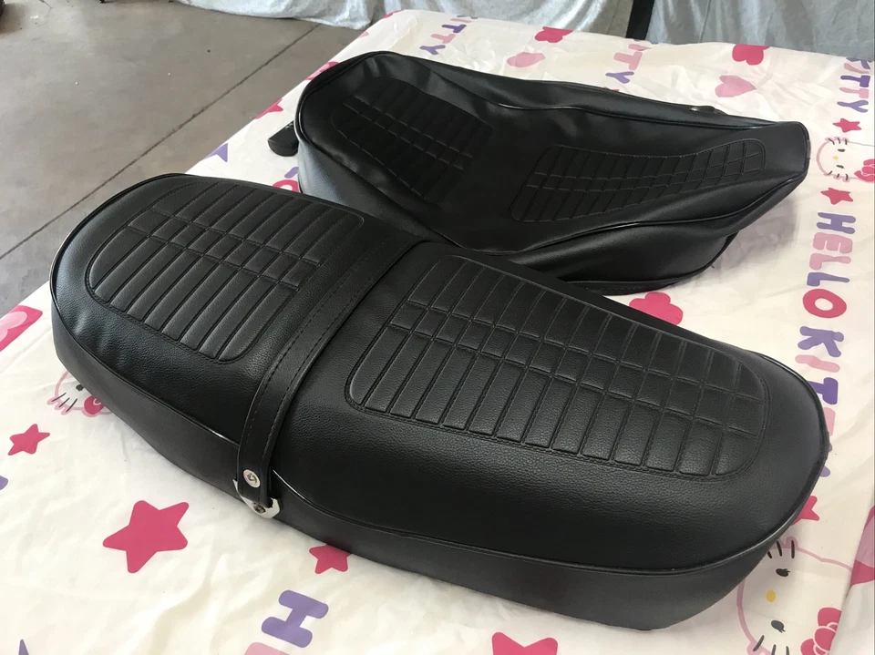 FUNDA ASIENTO HONDA CB360 CB360T MODELO 1975 A 1976 + CORREA (H*-98) Foto 3 de 4