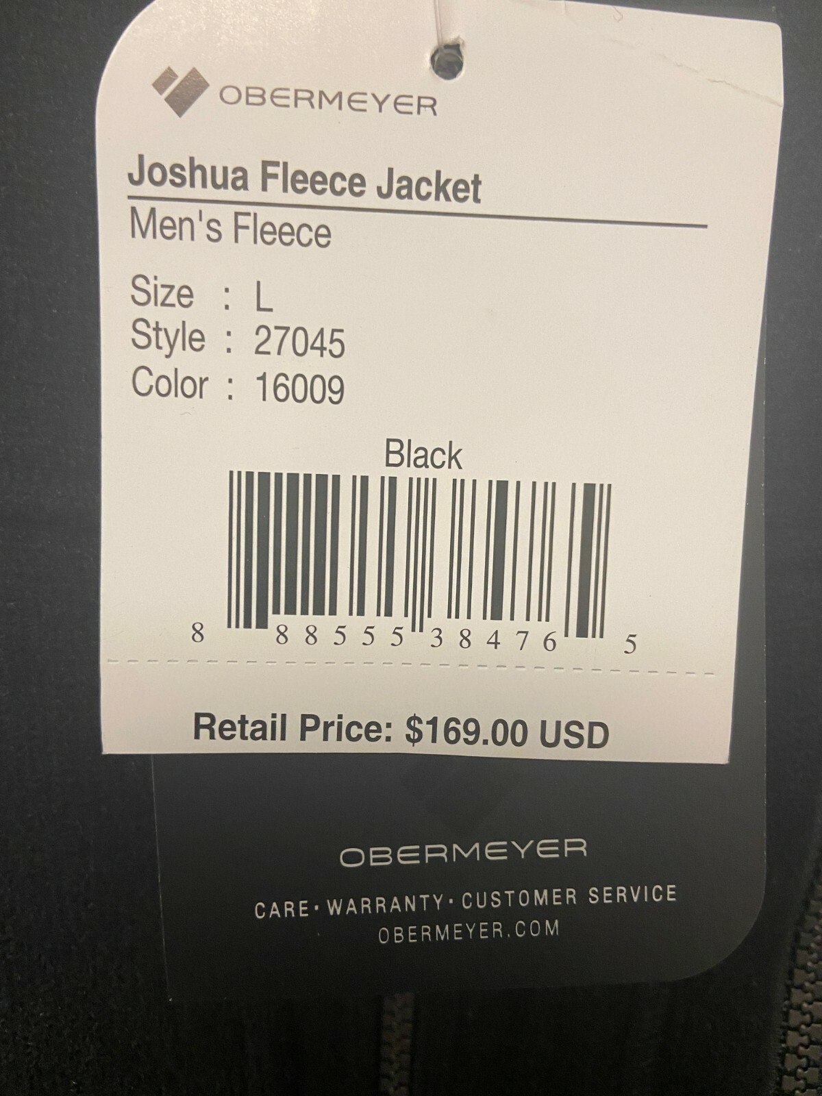 Obermeyer Mens Joshua Fleece Jacket 