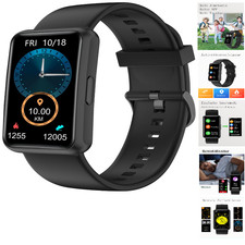 Fitness Smartwatch mit Schrittzähler & Schla...