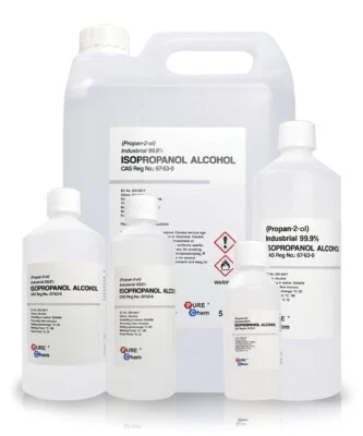 TRADE CHEMICALS Isopropanol 99.9% PURE IPA 250, 500ml, 1L 5L Isopropyl