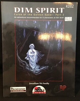 Dim Spirit ~ Curse of the Golden Spear pt.2 ~ Pathfinder Compatible ~ OEJ 