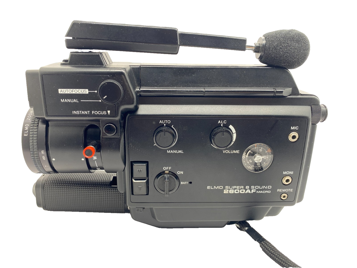 ビデオカメラ ELMO AUTO FOCUS 2600AF ELMO 2600AF スーパ8フィルムカメラ 【公式通販】