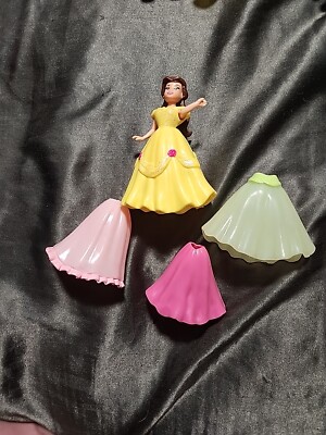 disney princess rubber dress Mixed Lot of Disney Princess Rubber & Magiclip Dresses With Dolls **READ**