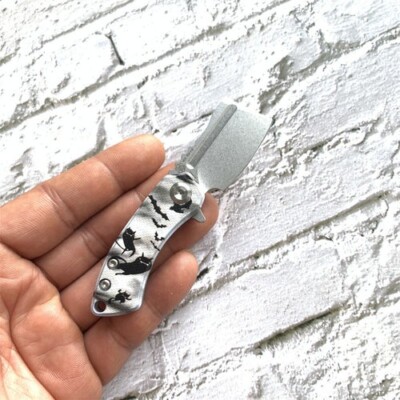 Kansept Knives Mini Korvid Folding Knife 1.45'' 154CM Steel Blade G10 Handle