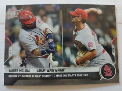 2021 TOPPS NOW Card 752 YADIER MOLINA ADAM