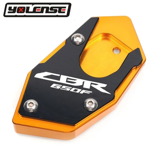 For HONDA CB CBR 650F CNC Kickstand Foot Side Stand Extension Pad Support Plate - Picture 19 of 20