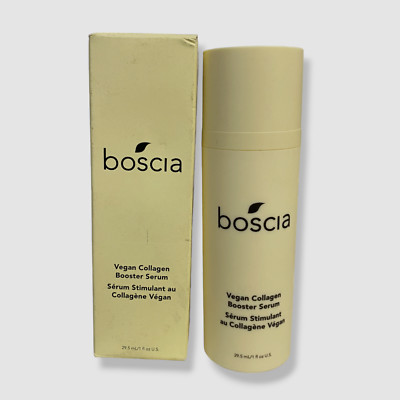 $46 Boscia Vegan Collagen Booster Restore Skin Serum 1 oz o