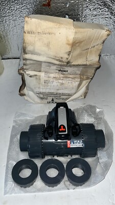 IPEX 253852 1'' TKD 3 WAY TU BALL VALVE PVC EPDM S/T T-PORT XIRTEC-140