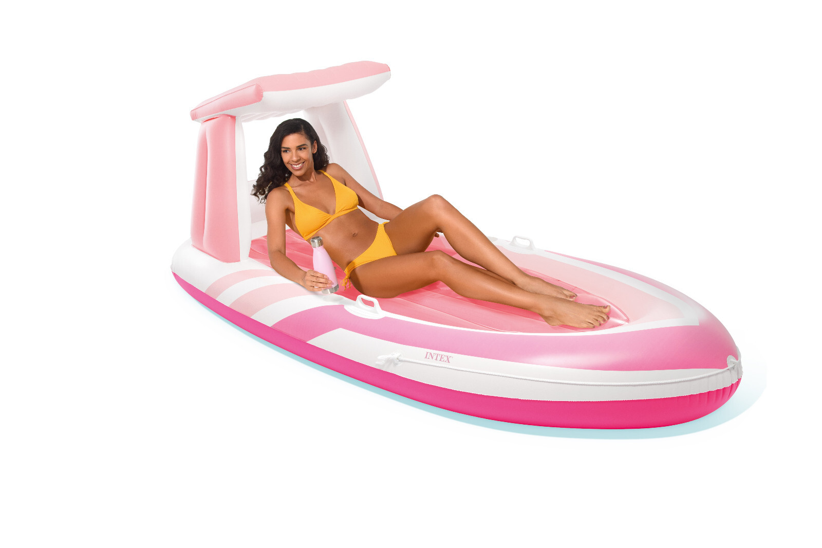 Flotador bote inflable Intex Pink Paradise 57804
