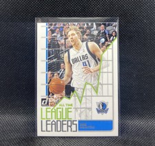 Dirk Nowitzki All Time League Leaders 2020-21 Panini Donruss Basketball #7 DAL