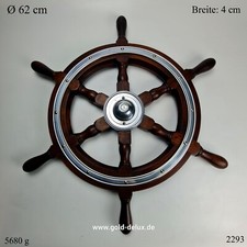 Original Schiffssteuerrad Holzrad SIMPSON LAWRENCE Antiquität