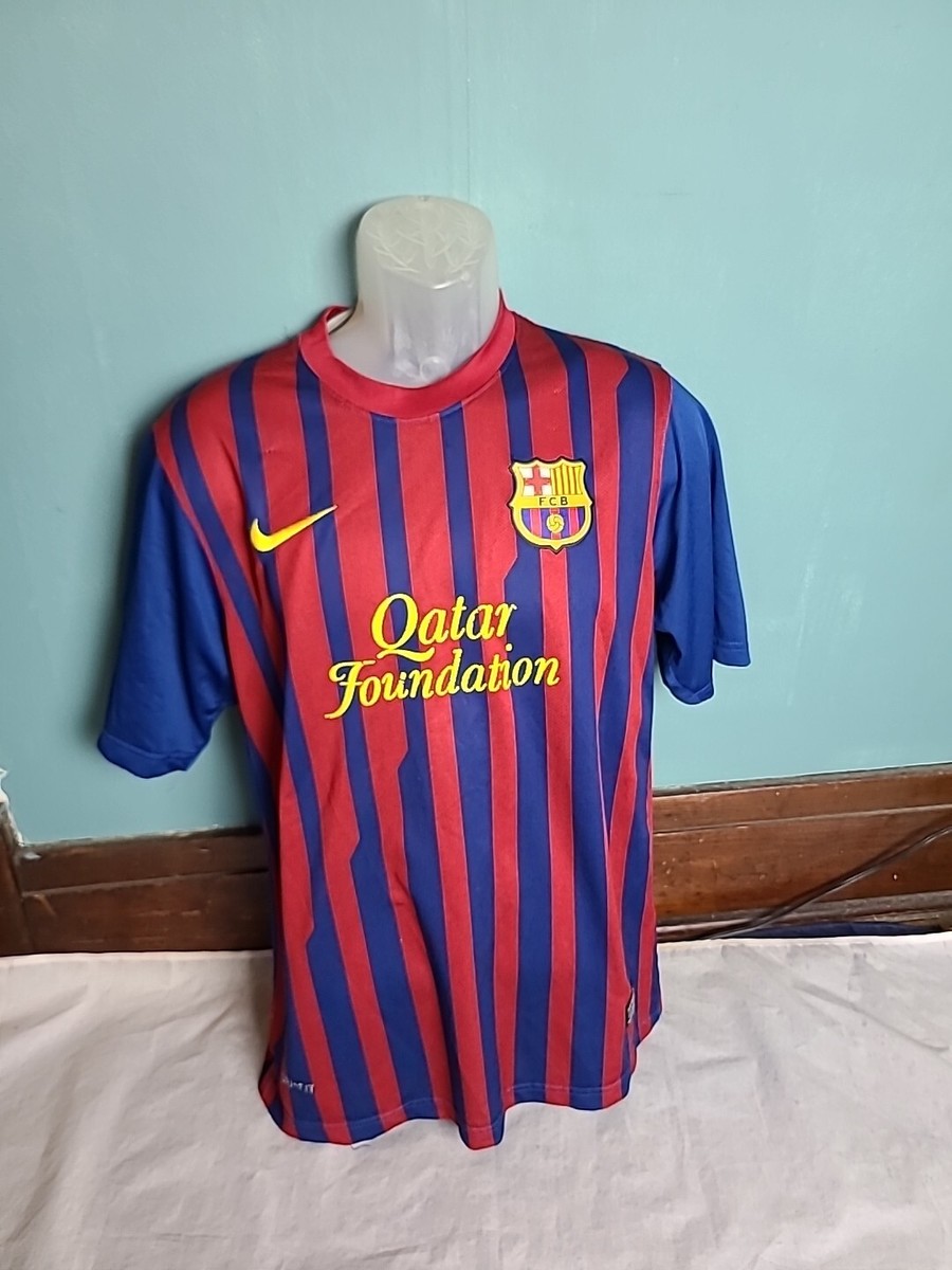 Nike Authentic Barcelona Eric Abidal #22 Soccer Jersey Men's Size