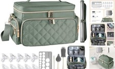 Breast Pump Bag Kit for Spectra S1/S2, Pumping Bag with Bottle Brush Green