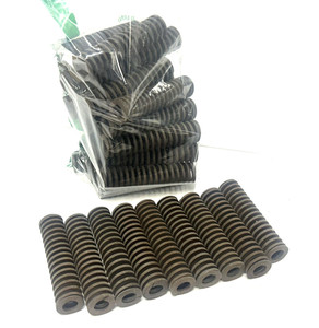 HEAVY DUTY CLOSED AND GROUND STEEL SPRINGS 4 1" L X 1" OAD 1/2" ID (LOT OF 39)