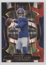 2025 Panini Select Concourse Black & Red Shock Prizm Jaxson Dart #93 6wf