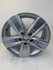 VW TRANSPORTER HIGHLINE 17" SILVER ALLOY WHEEL DAVENPORT GENUINE X1
