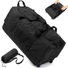 Collapsible Duffle Bag with Wheels 130-170L Extra Large Expandable Travel Duf...