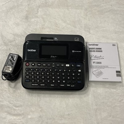 Brother Printer PTD600 PC Connectible Label Maker - Black P-touch Pt-d600