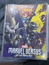 Panini Marvel Versus Official Trading Card Album Cards approx 130 card inc holos