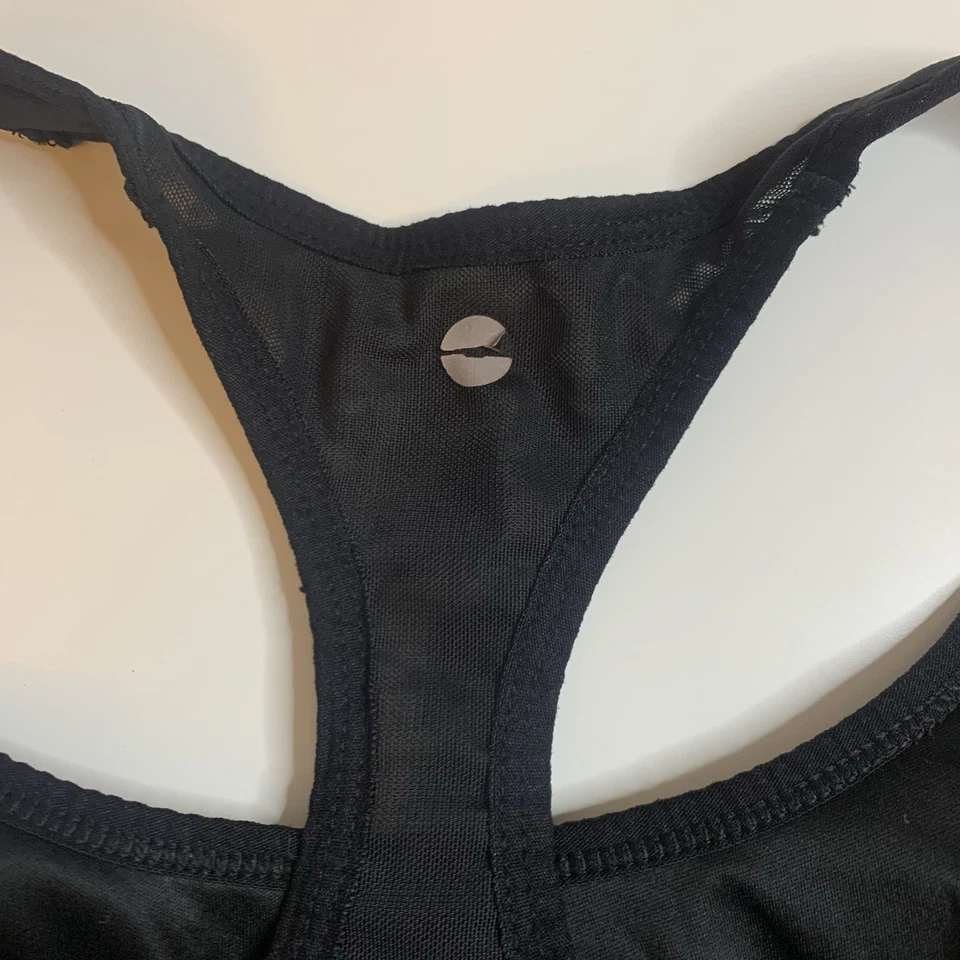 Sujetador deportivo para mujer XL Avia negro espalda deportiva acolchado ligero ropa deportiva Foto 4 de 4