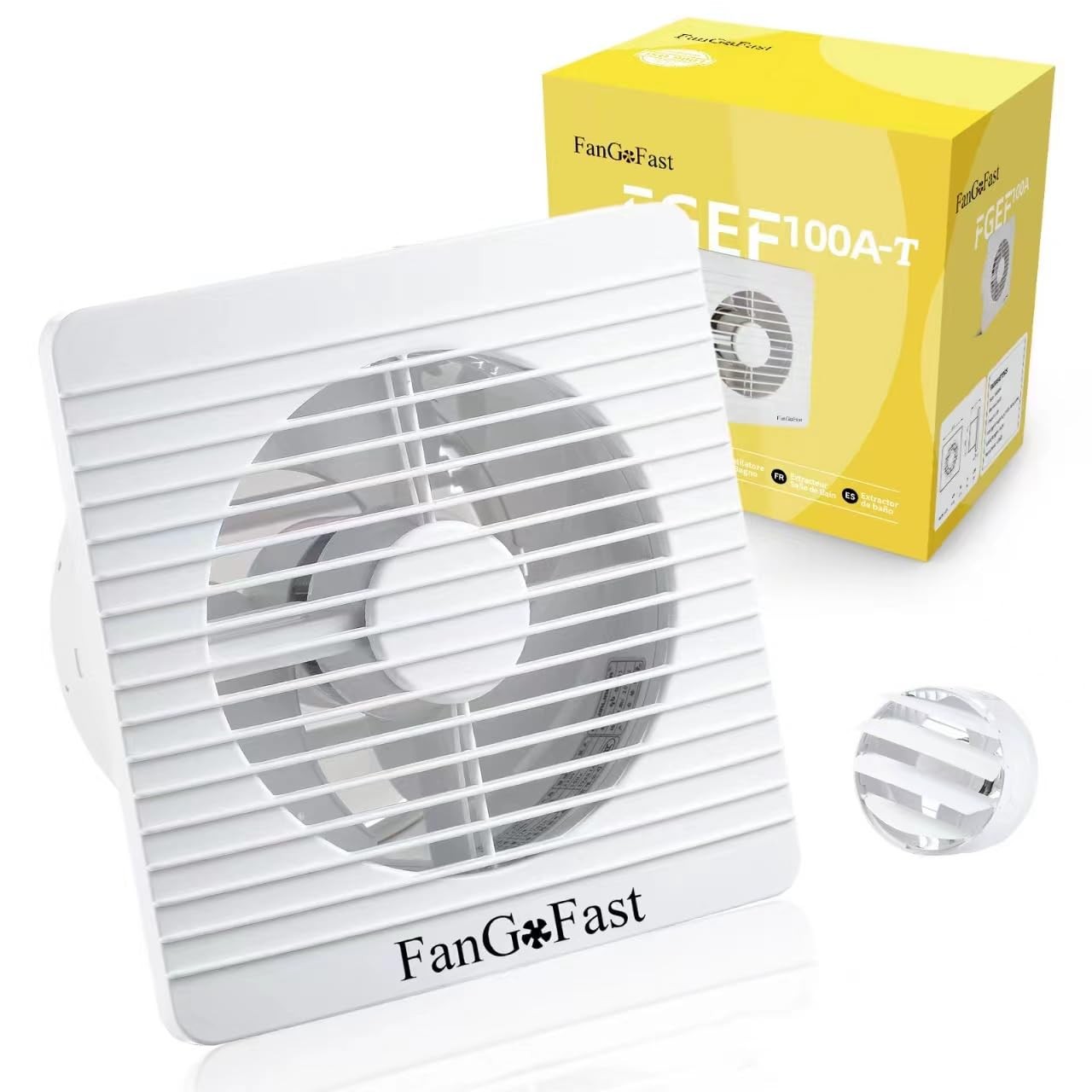 Ventilateur de salle de bain 100mm pour une douche relaxante sans buée