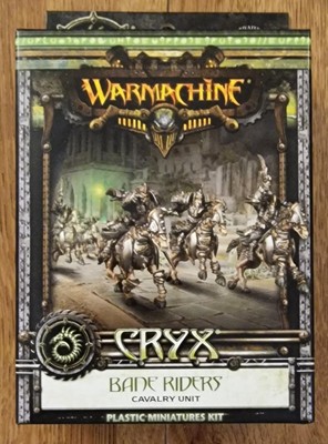 Warmachine Miniatur CRYX Bane Riders Kavallerieeinheit von Privateer Press