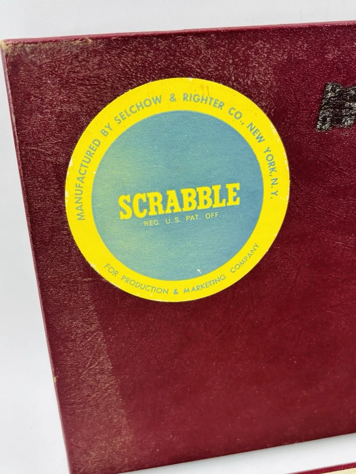 Vintage 1953 Scrabble Board Game 99.9% Complete (98 Tiles) - Image 3 of 4