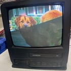 Hitachi 13” Crt Tv/Vcr Combo Model 13Vr8 Works