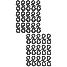 2 Pieces Hook S-hook Gutter Hooks for Lights Clips Gutters