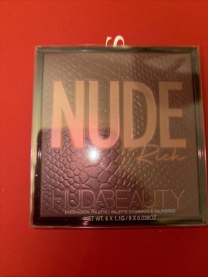 Huda Beauty Nude Rich Eyeshadow Palette 9 Shades Brandneu im Karton