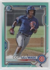 2021 Bowman Chrome Prospects Aqua Refractor 10/125 Kevin Made #BCP-153 xb2