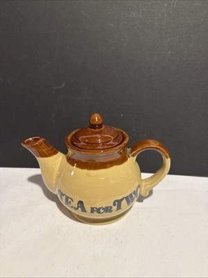 Vintage 3 Tone ''Tea For Two'' Ceramic Tea Pot