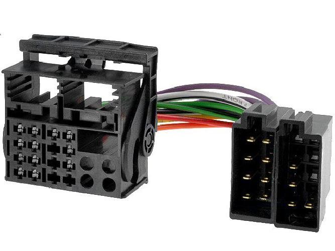 Faisceau radio origine Ford C-Max et Focus adaptateur de câblage ISO 16 broches Noir