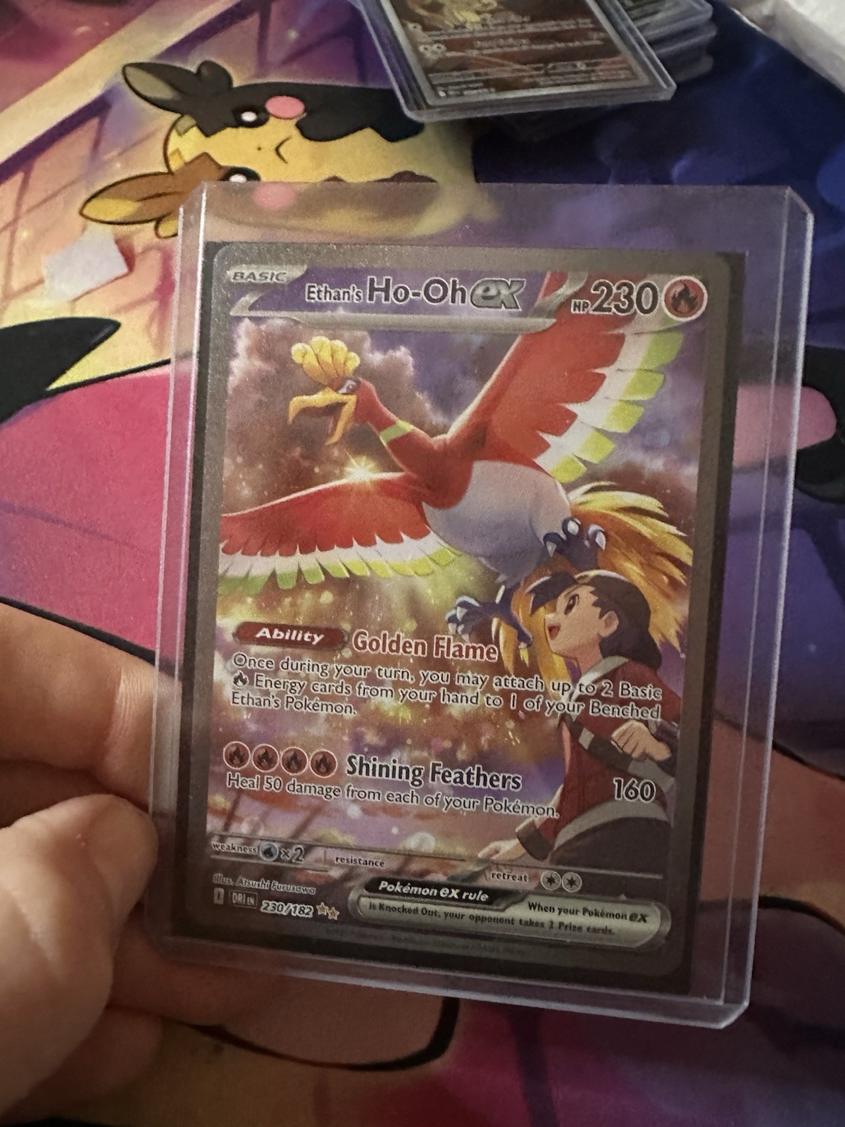 Ethan's Ho-Oh ex 230/182 Sv10: Destined Rivals Holo NM US SELLER