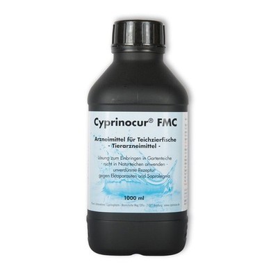 Cyprinocur  FMC Medizin gegen Parasiten Ichtyo Pilz Schimmel Koi Teich - 1 Liter