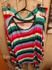 JOYSPUN Womens Striped pajama Set 3xl Multicolor NWT