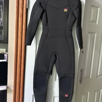 Billabong Synergy 3/2 Back Zip Full Wetsuit Tribal Print Mint
