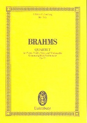 Piano Quartet No 1 Op 25 In G Minor | op. 25. Klavierquartett | Johannes Brahms