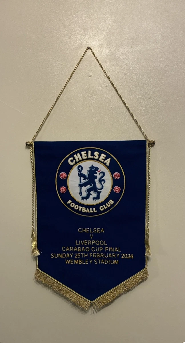 Fanion Rare Chelsea FC - "We All Follow..." - Banderin Vintage Football Anglais