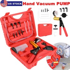 Hand Held Vacuum Pressure Pump Tester Set Brake Fluid Bleeder Bleeding Kit Box Hand Held Vacuum Pressure Pump Tester Set Brake Fluid Bleeder Bleeding Kit Box