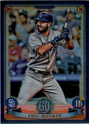 2019 Topps Gypsy Queen Chrome Box Toppers Indigo Refractors 293 Eric Hosmer /150